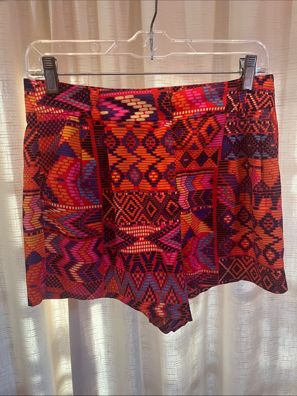 Mara Hoffman Multicolor Tribal-Print Shorts in Red, Pink & Orange